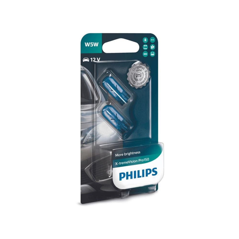 Autožárovky (parkovačky) 5W celosklo Philips X-TremeVision Pro