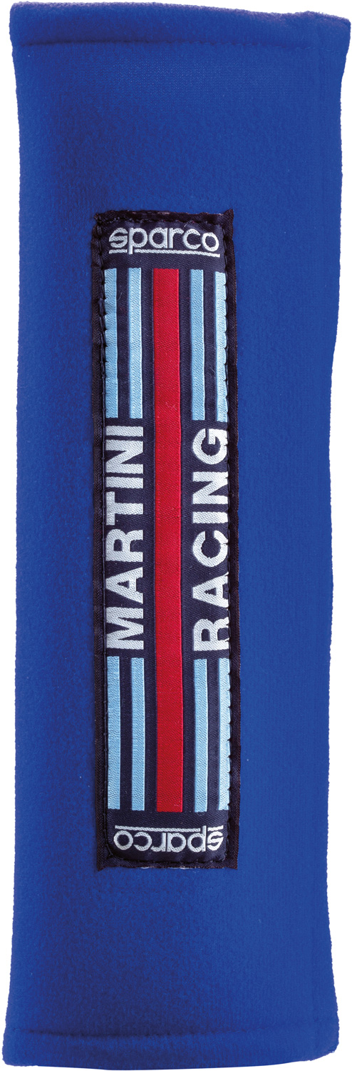Sparco návleky na pásy 3 palce (76 mm) Martini Racing, barva: modrá