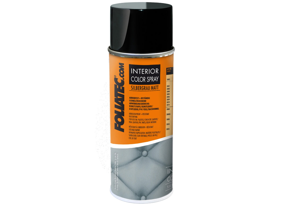 FOLIATEC barva na interiér - Interior Color Spray 400ml, barva: šedostříbrná matná