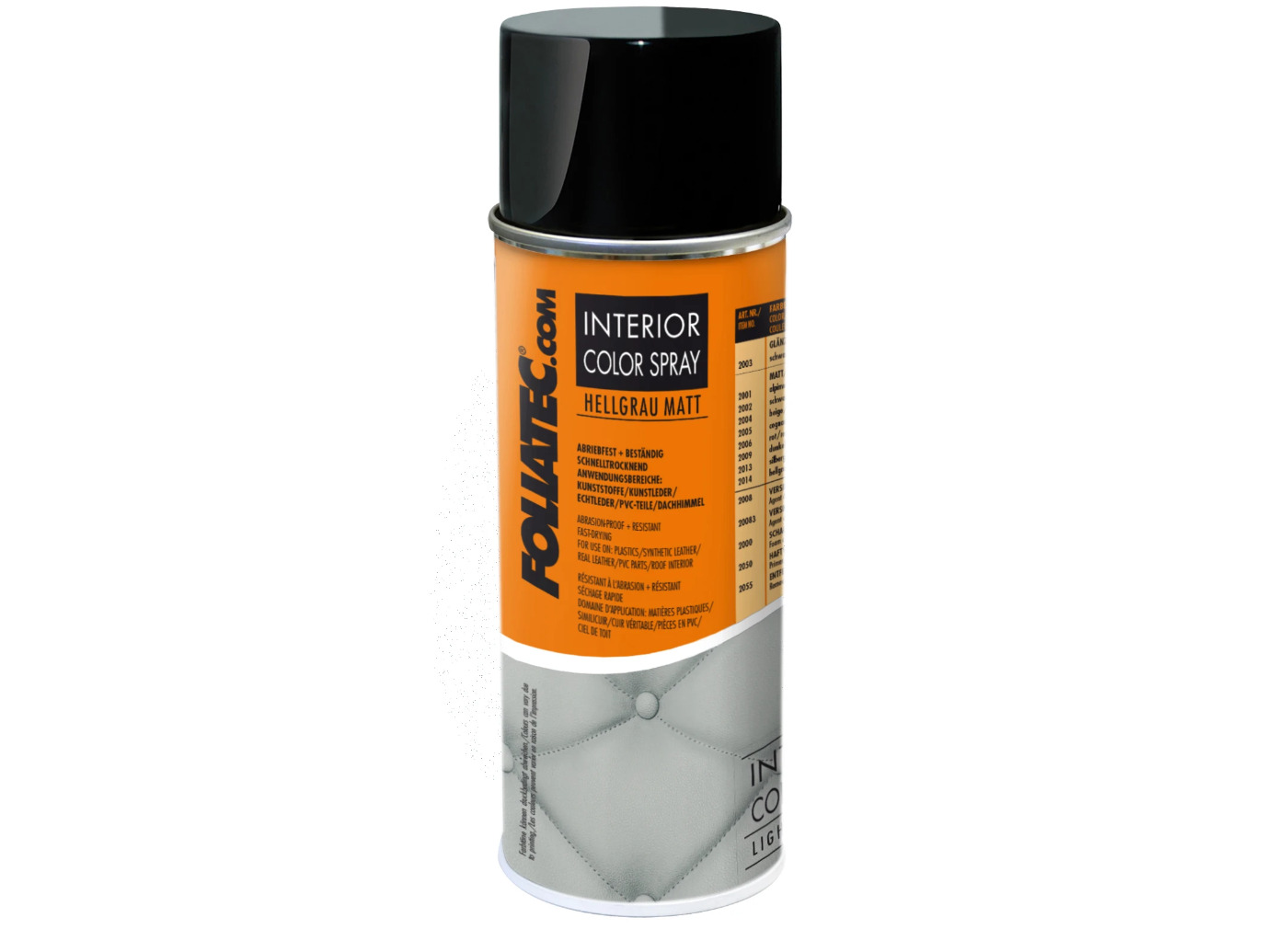 FOLIATEC barva na interiér - Interior Color Spray 400ml, barva: světle šedá matná