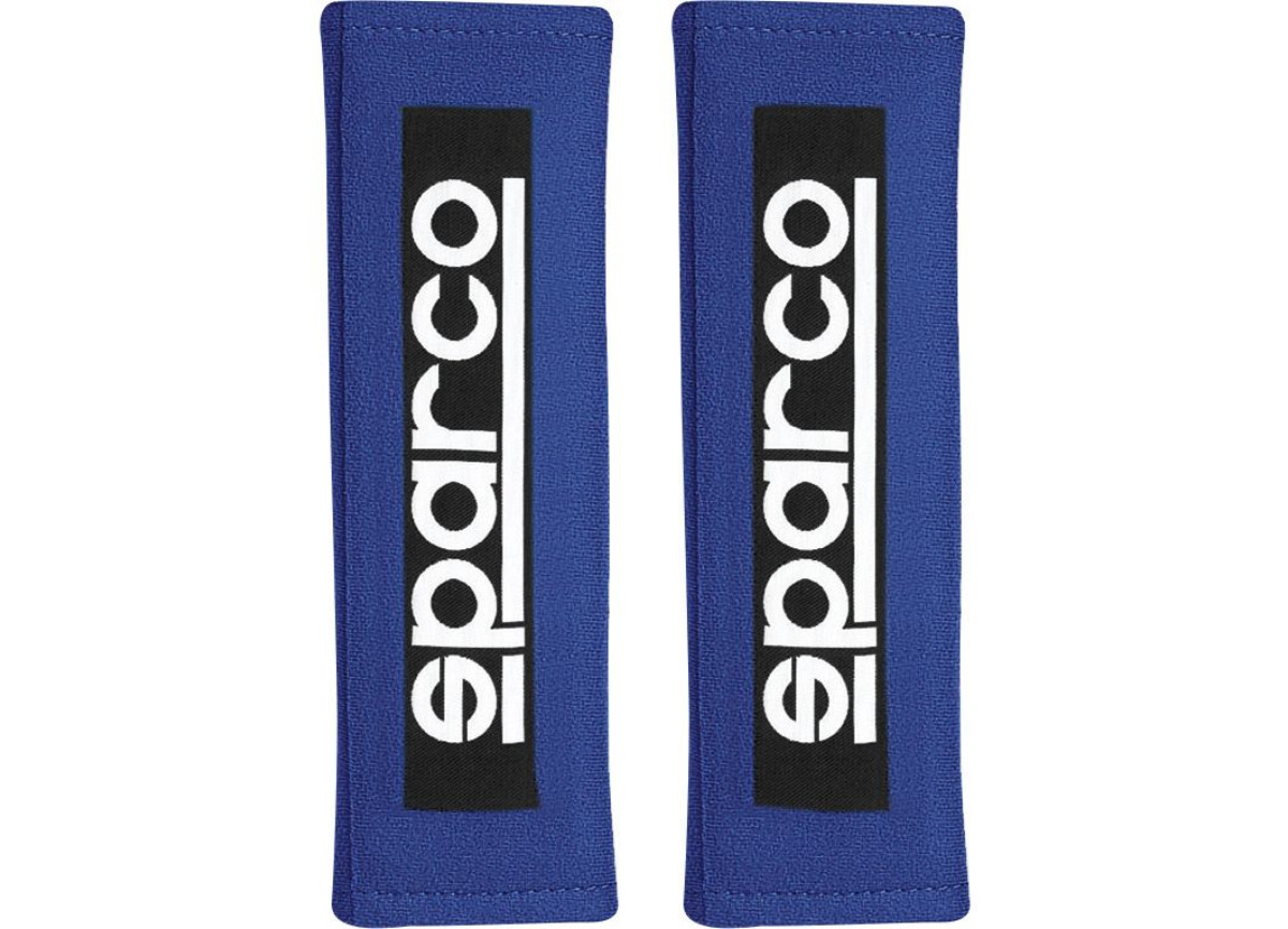 Sparco návleky na pásy šířka 76 mm, barva: modrá