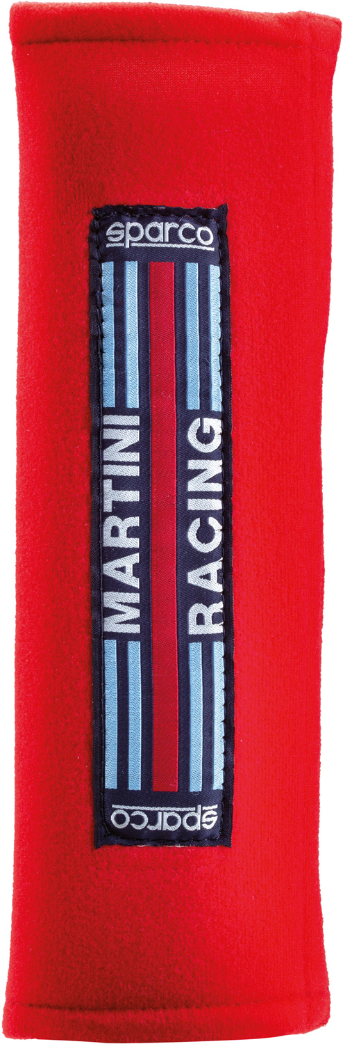 Sparco návleky na pásy 3 palce (76 mm) Martini Racing, barva: červená