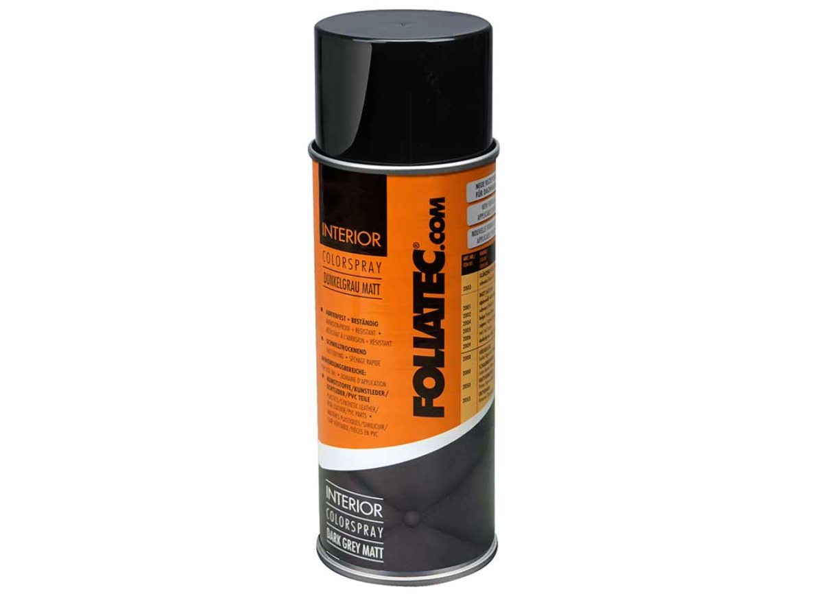 FOLIATEC barva na interiér - Interior Color Spray 400ml, barva: tmavě šedá matná