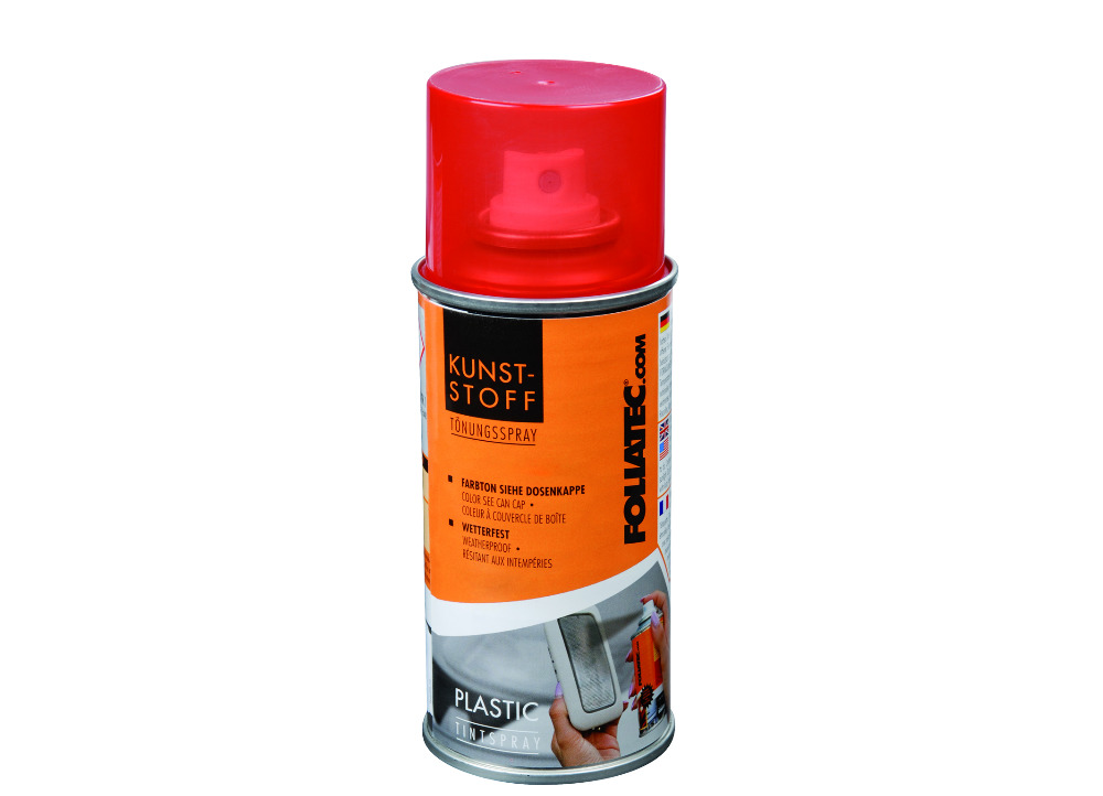 FOLIATEC transparentní lak na tónování světlometů 150 ml, odstín: červený