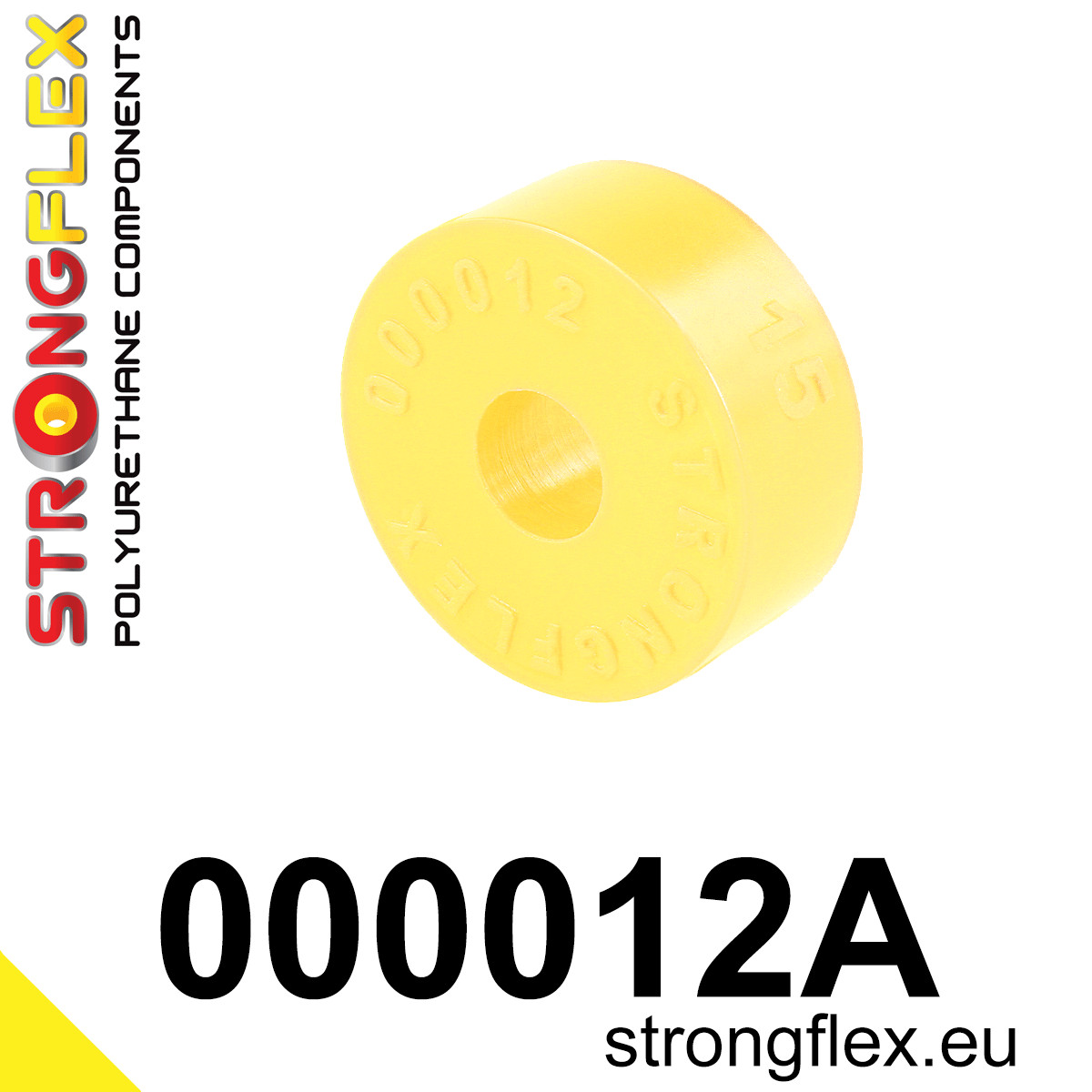 000012A: Strongflex Doraz tlumiče 15mm 10mm Yellow