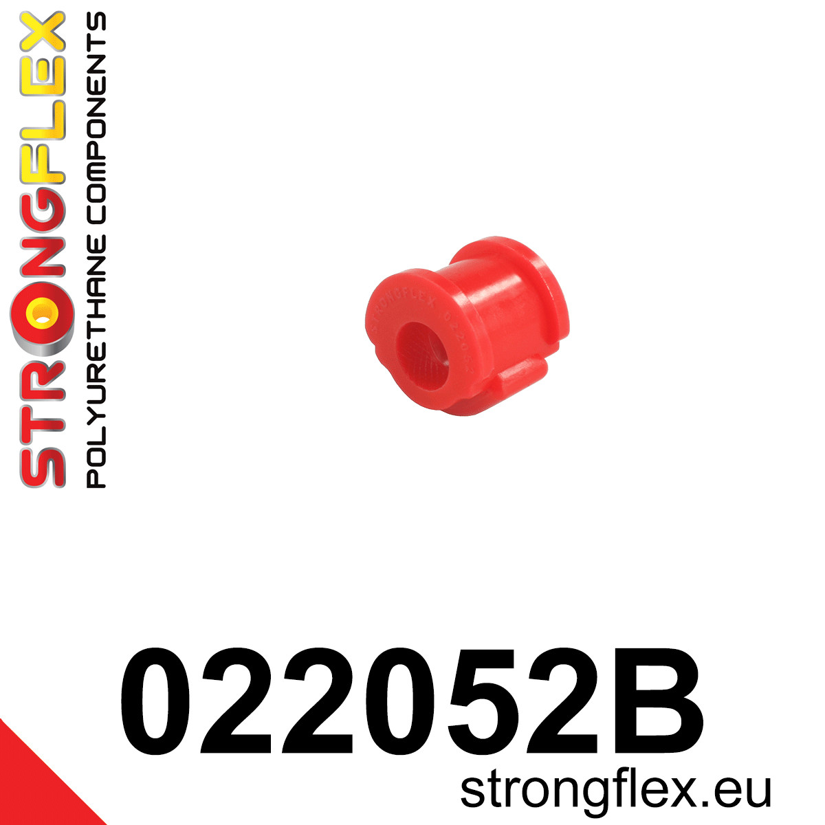 022052B: Strongflex Silentblok zadního stabilizátoru 17mm Red