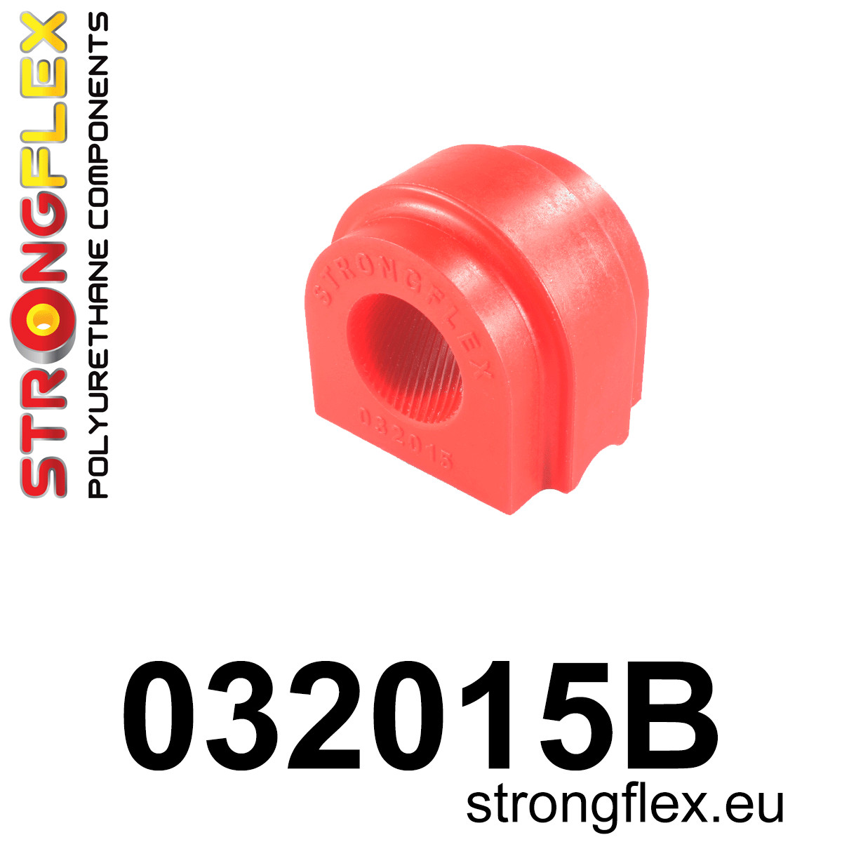 032015B: Strongflex Silentblok předního stabilizátoru Custom Red