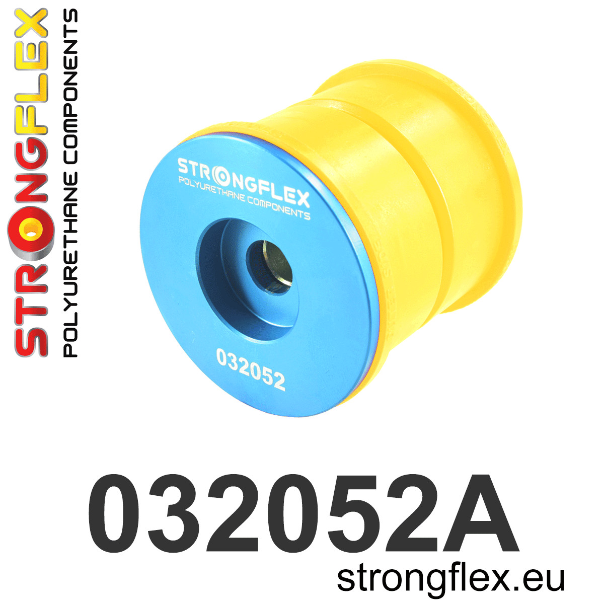 032052A: Strongflex Uložení zadního diferenciálu - zadní silentblok varianta SPORT Yellow