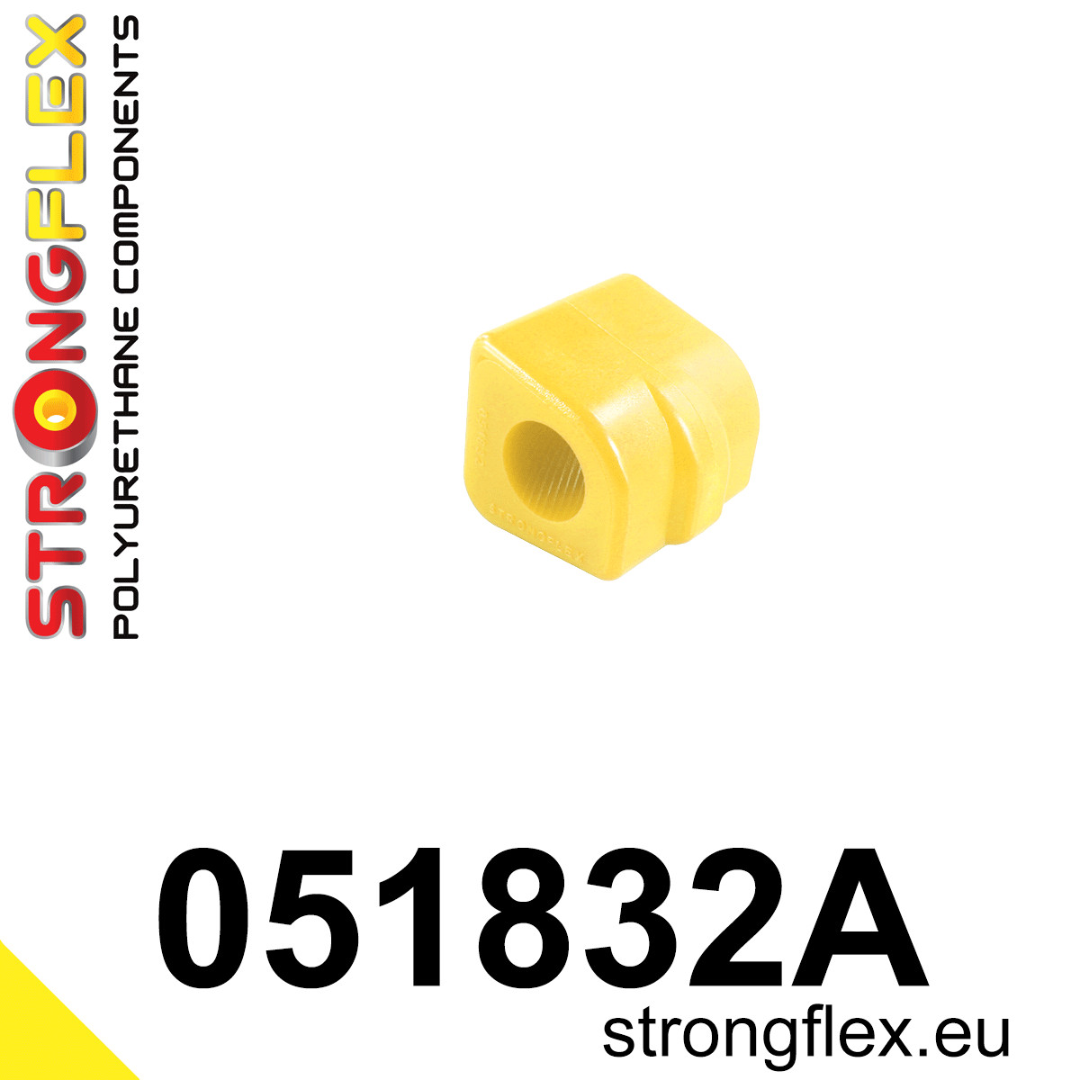 051832A: Strongflex Silentblok předního stabilizátoru varianta SPORT 20,5mm Yellow