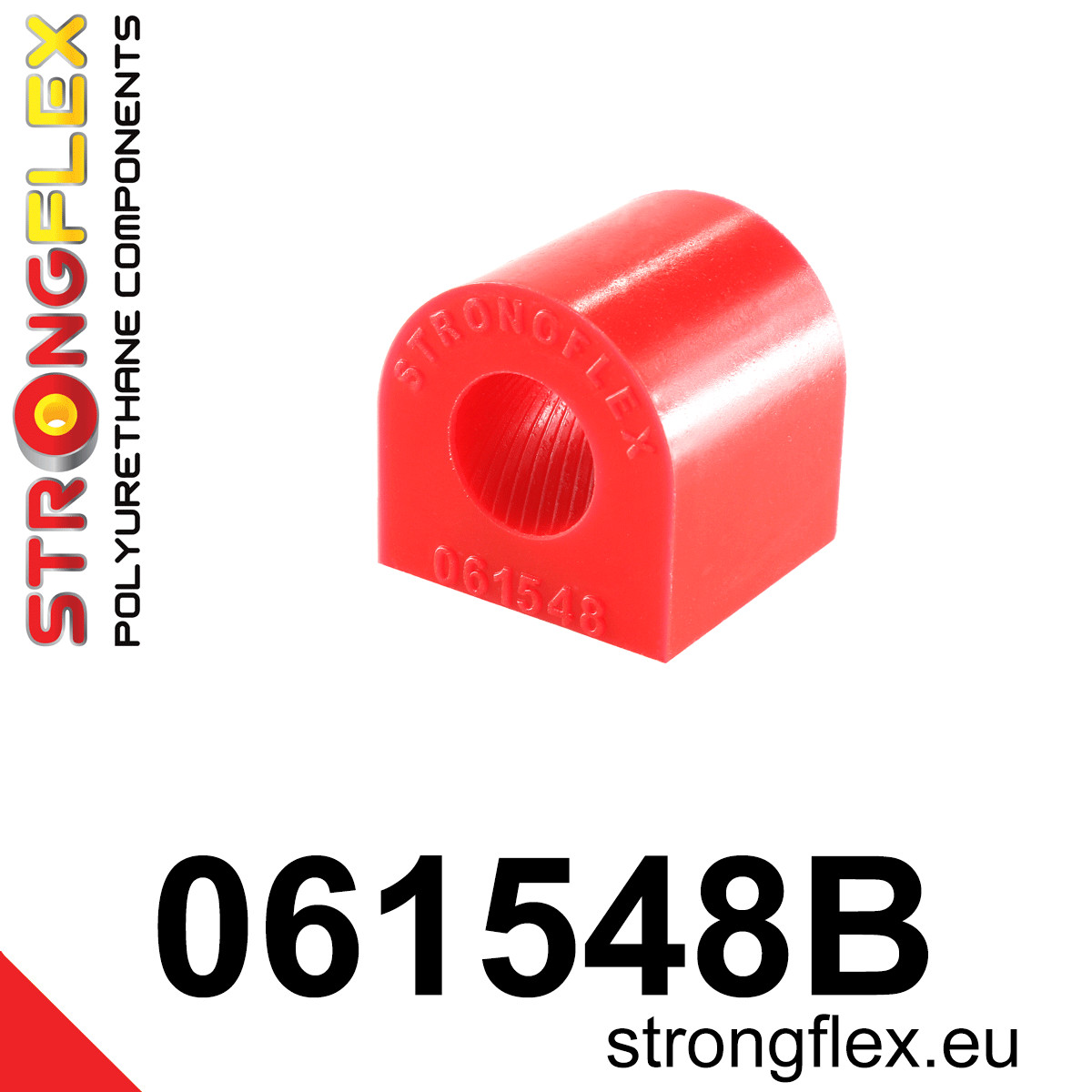 061548B: Strongflex Silentblok předního stabilizátoru 16mm Red
