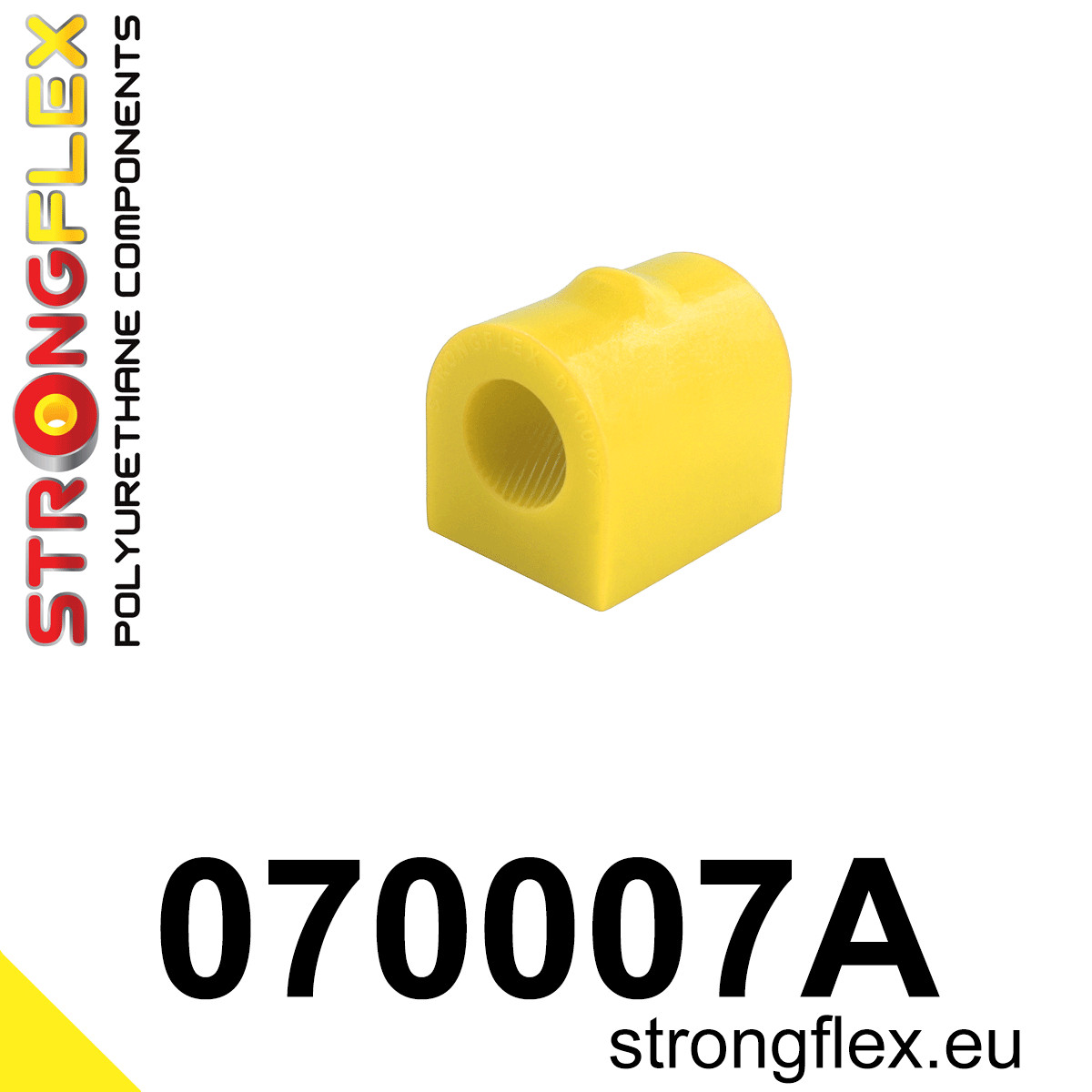 070007A: Strongflex Silentblok předního stabilizátoru varianta SPORT Custom Yellow