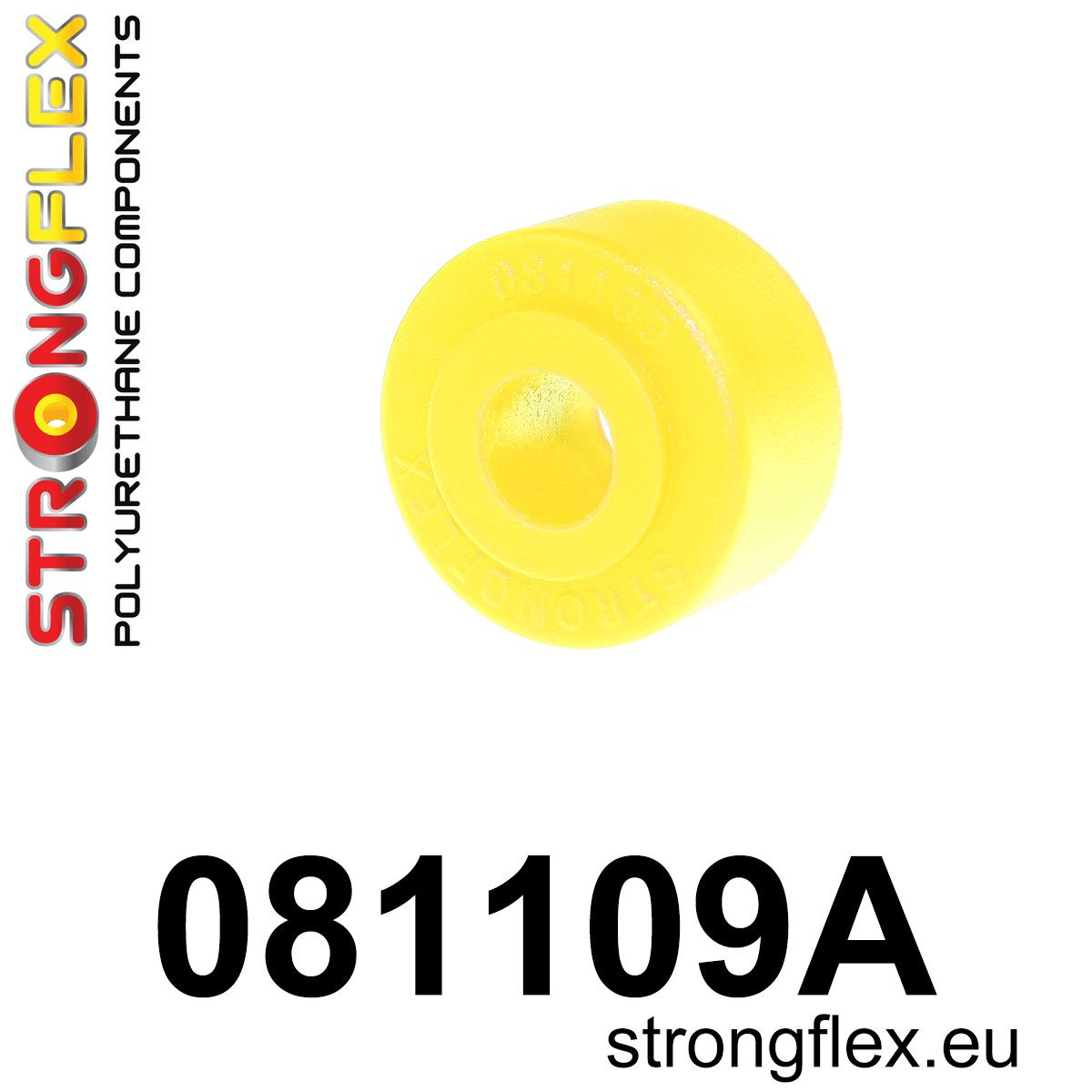 081109A: Strongflex Silentblok uložení předního očka šroubu varianta SPORT Yellow
