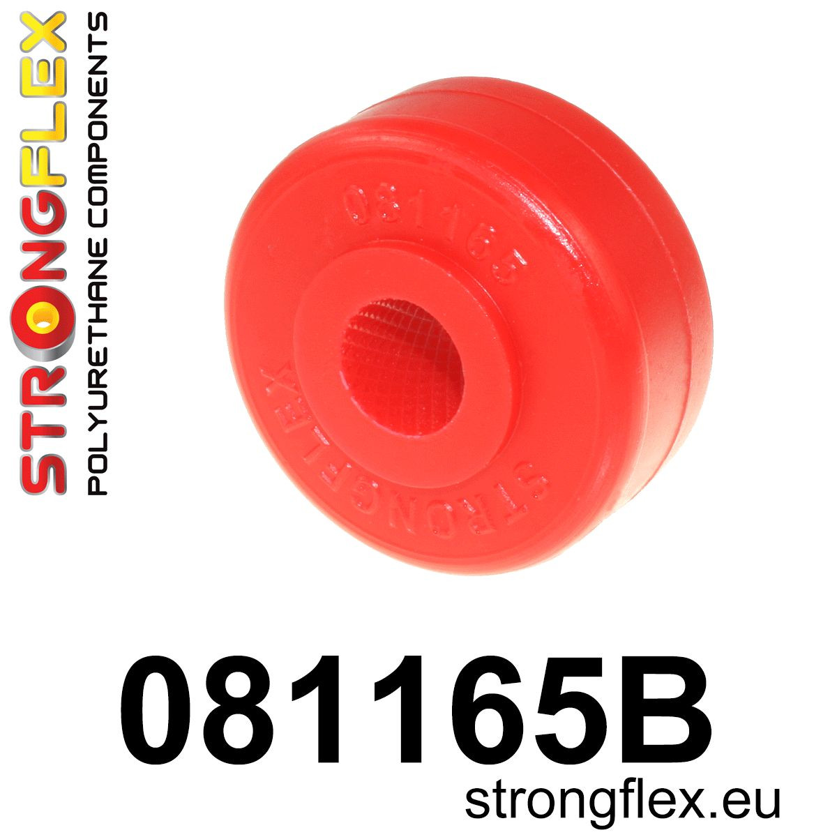 081165B: Strongflex Silentblok přední vzpěry ke karosérii Red
