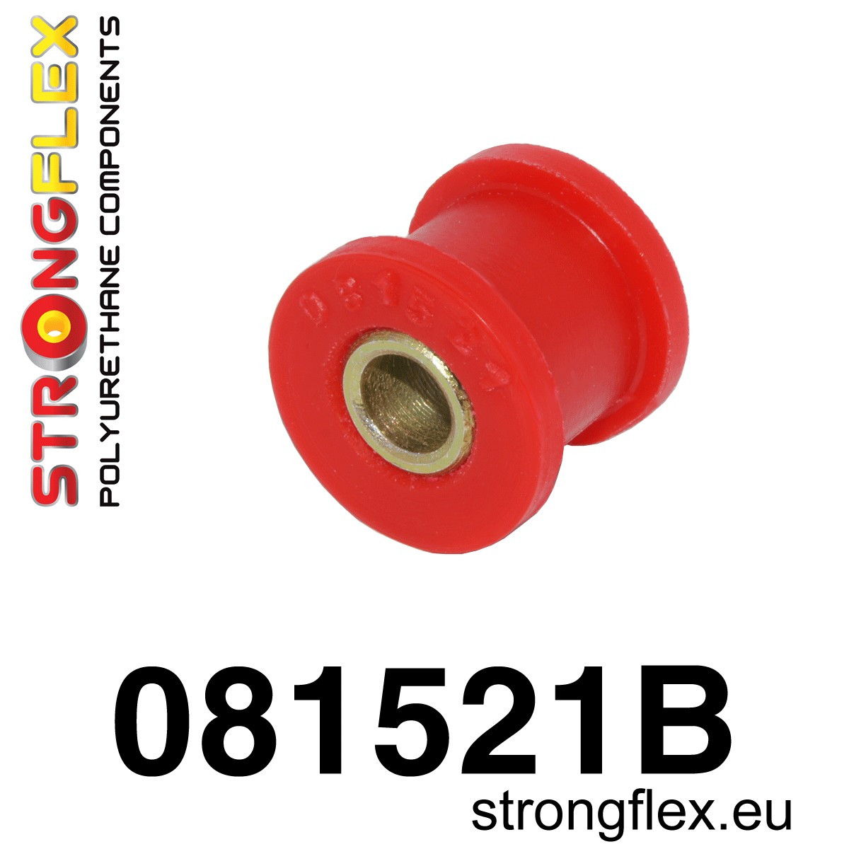 081521B: Strongflex Silentblok tyčky zadního stabilizátoru Red