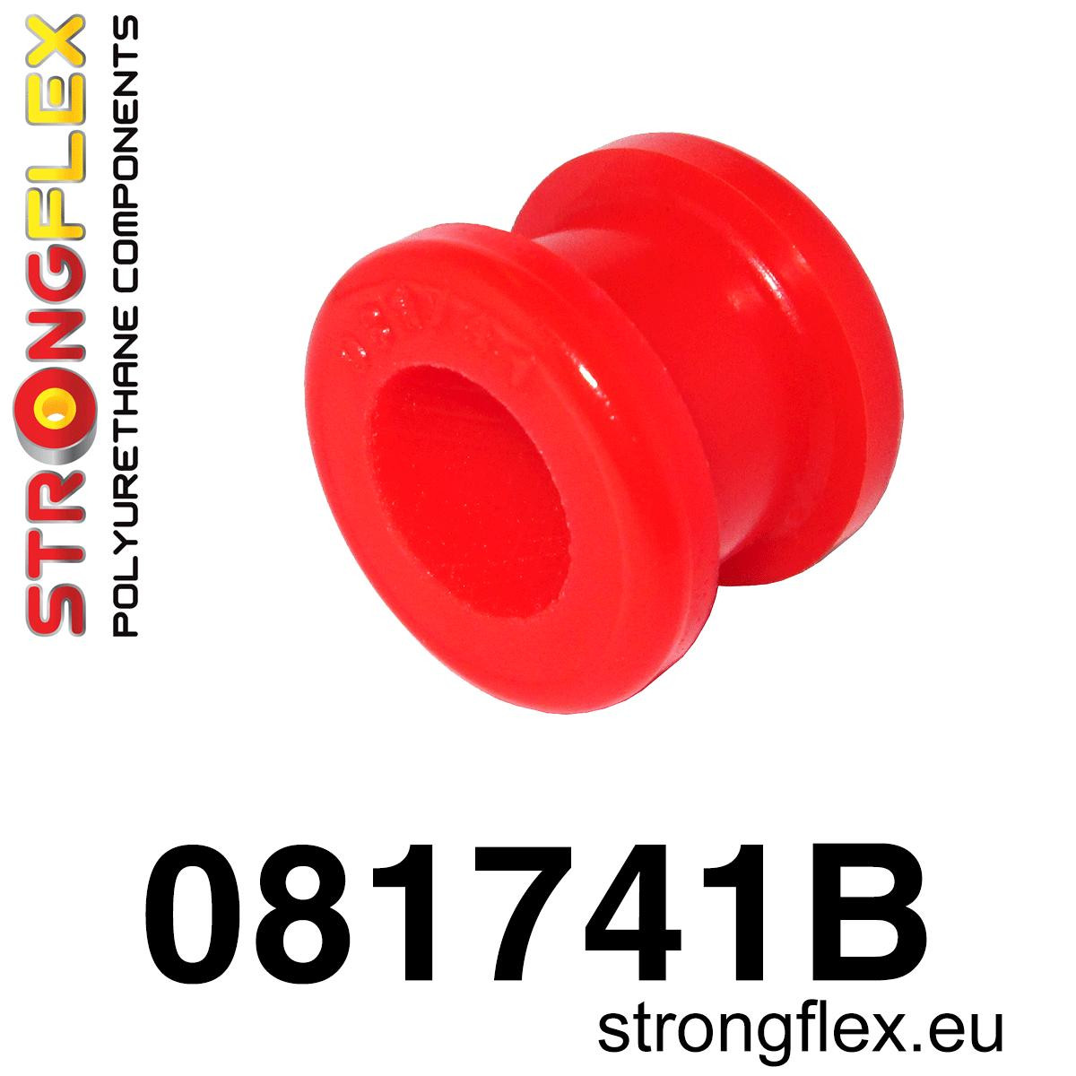 081741B: Strongflex Silentblok tyčky zadního stabilizátoru Red