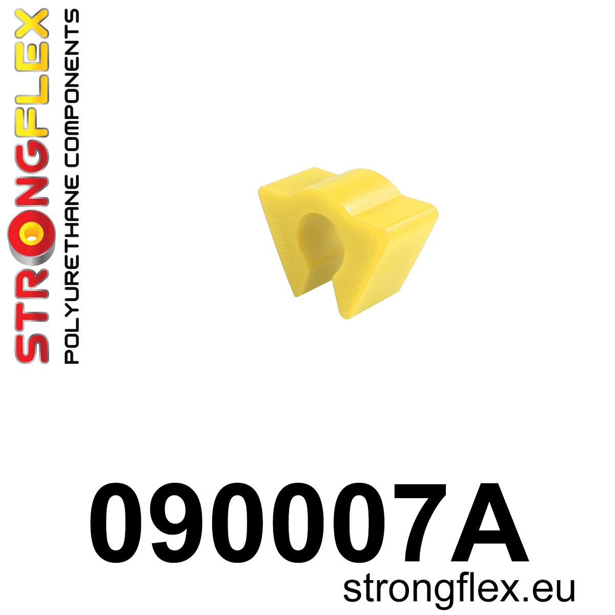 090007A: Strongflex Silentblok zadního stabilizátoru v nosníku varianta SPORT Yellow