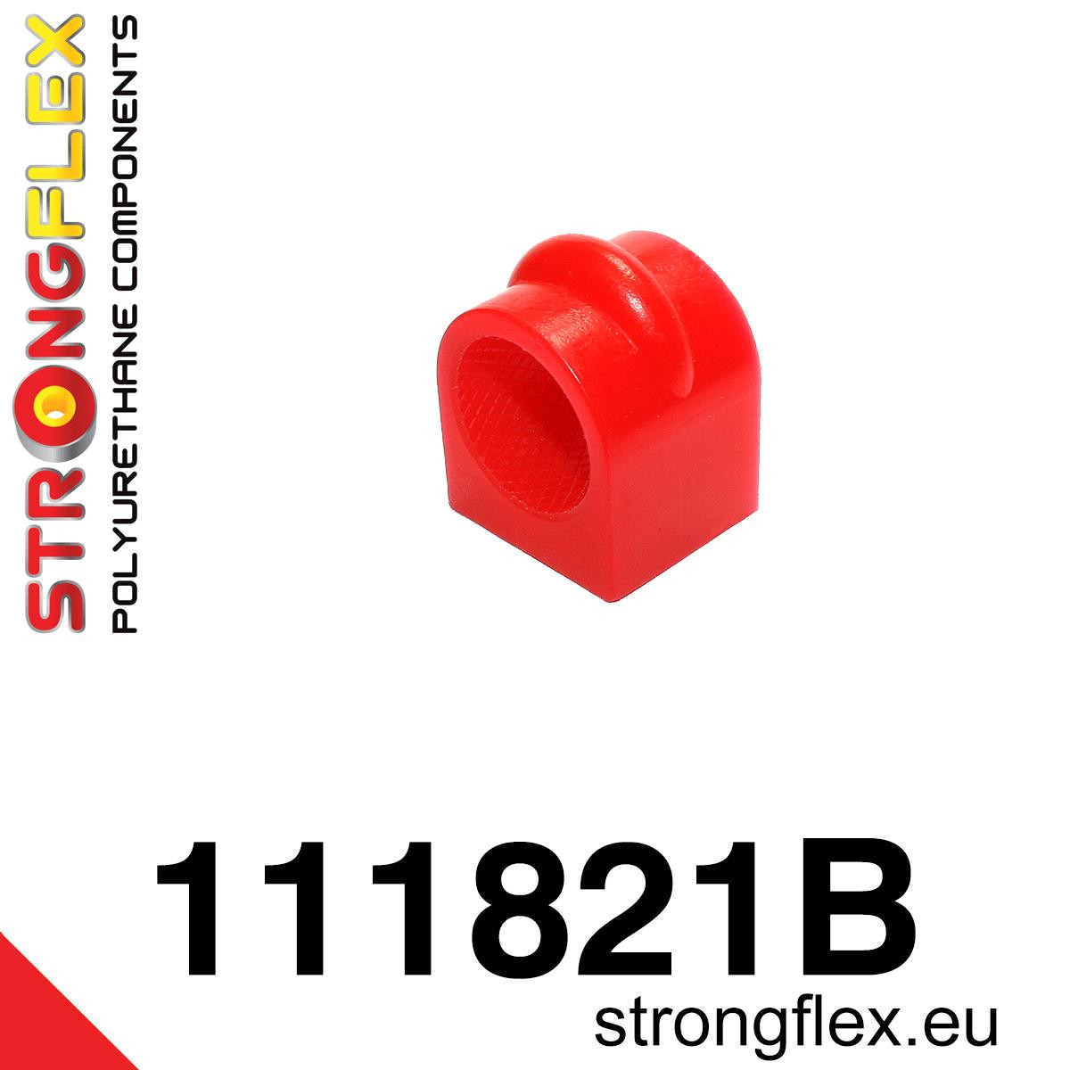 111821B: Strongflex Silentblok zadního stabilizátoru 19mm Red