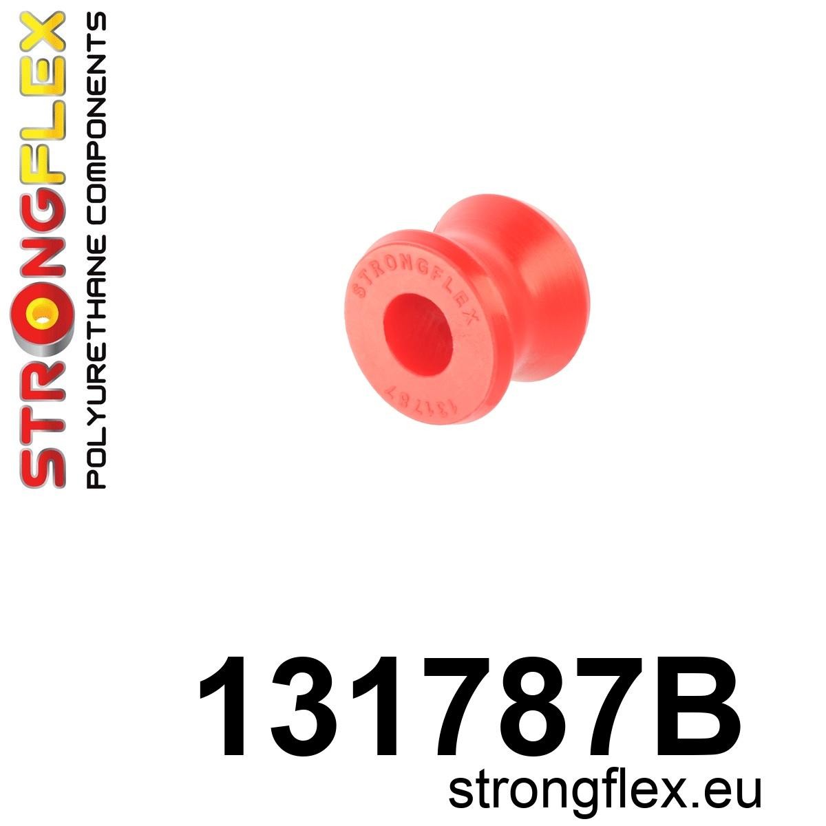 131787B: Strongflex Silentblok tyčky zadního stabilizátoru 15mm Red