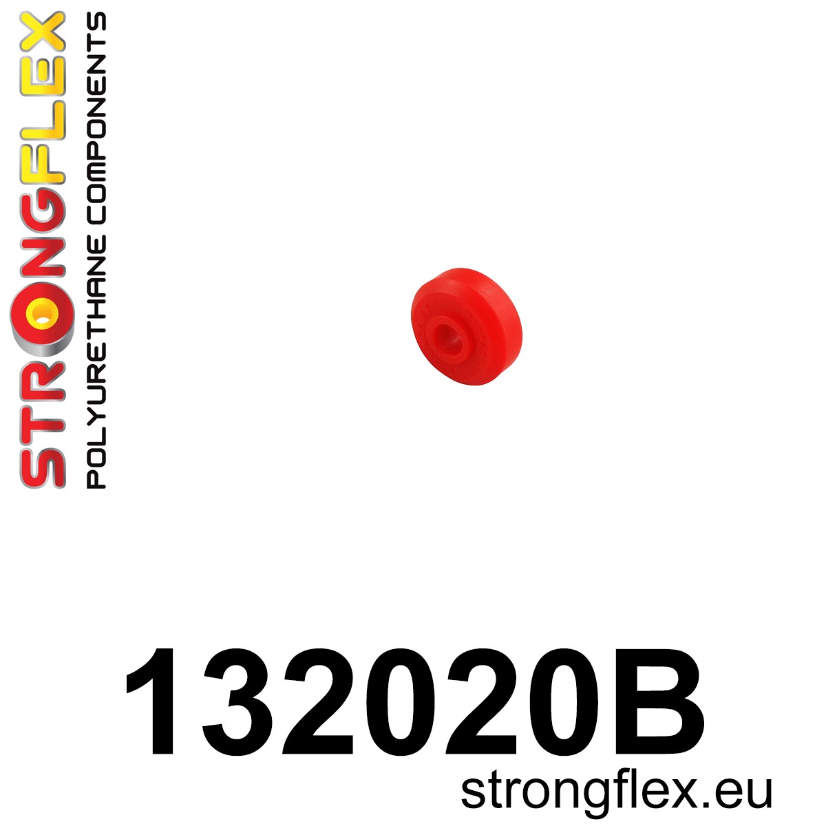 132020B: Strongflex Silentblok uložení předního tlumiče Red