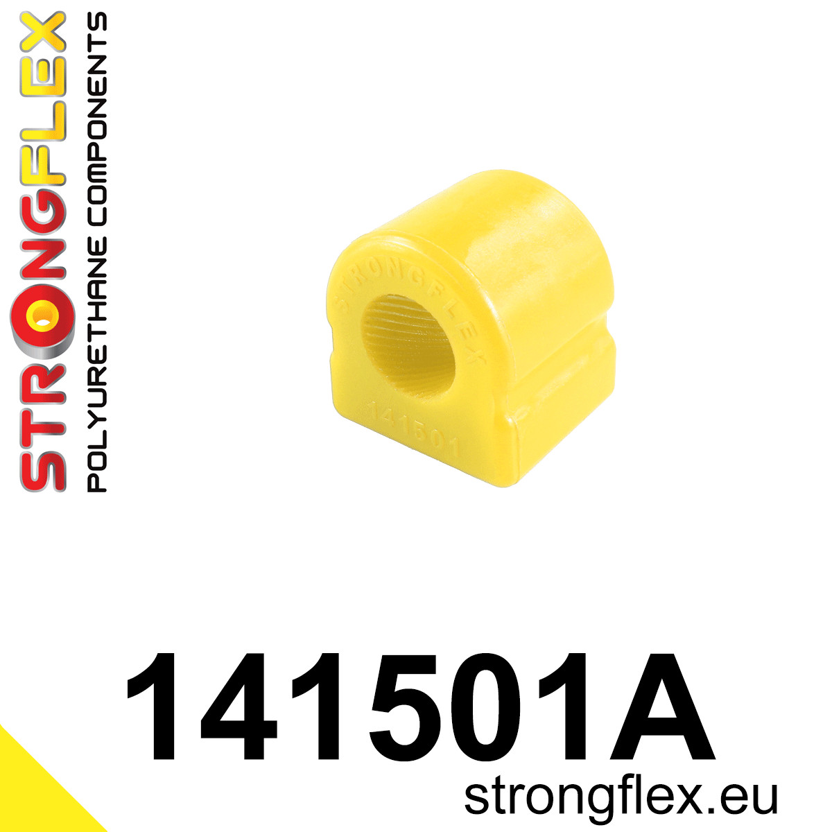 141501A: Strongflex Silentblok předního stabilizátoru varianta SPORT 22,5mm Yellow