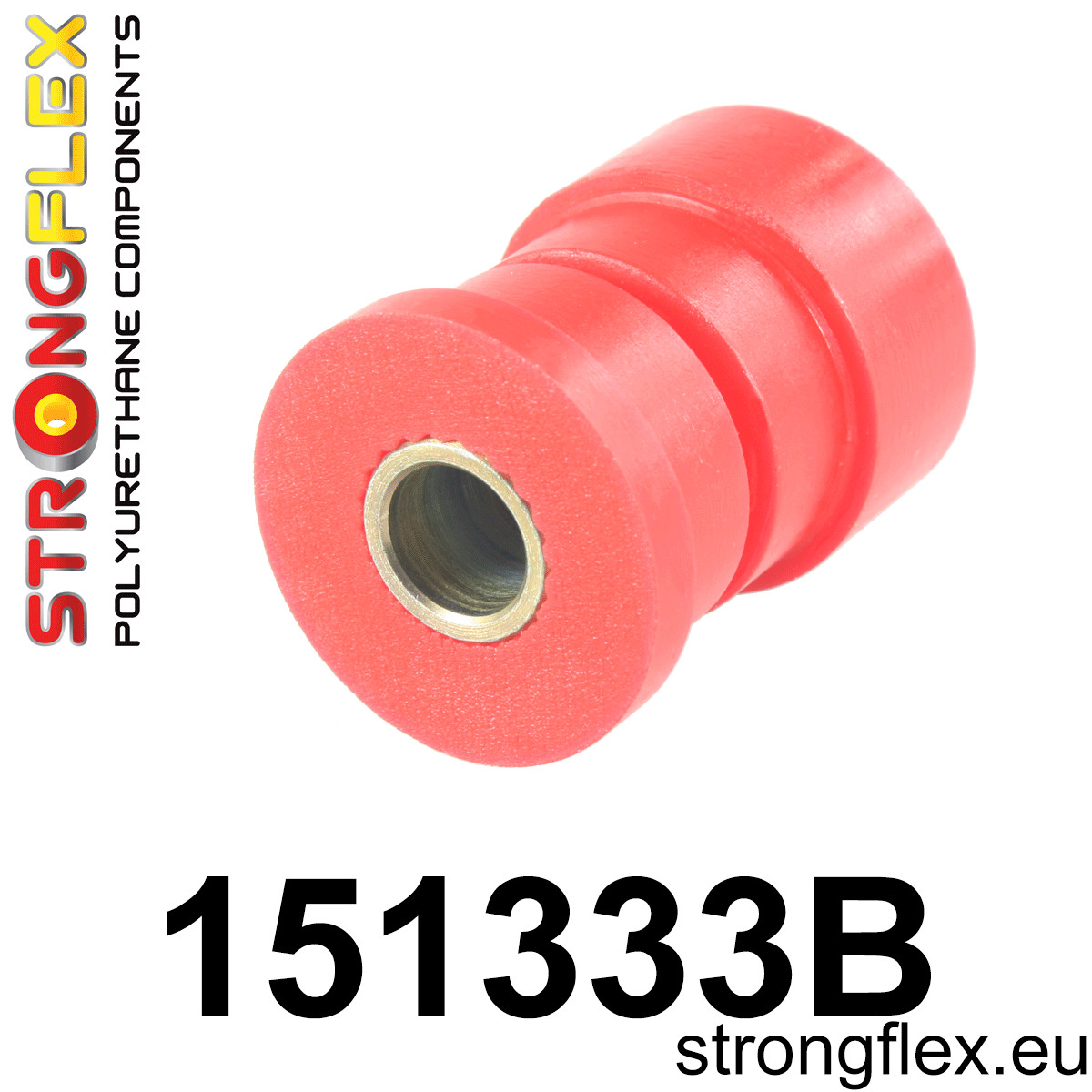 151333B: Strongflex Malý silentblok uložení motoru Red