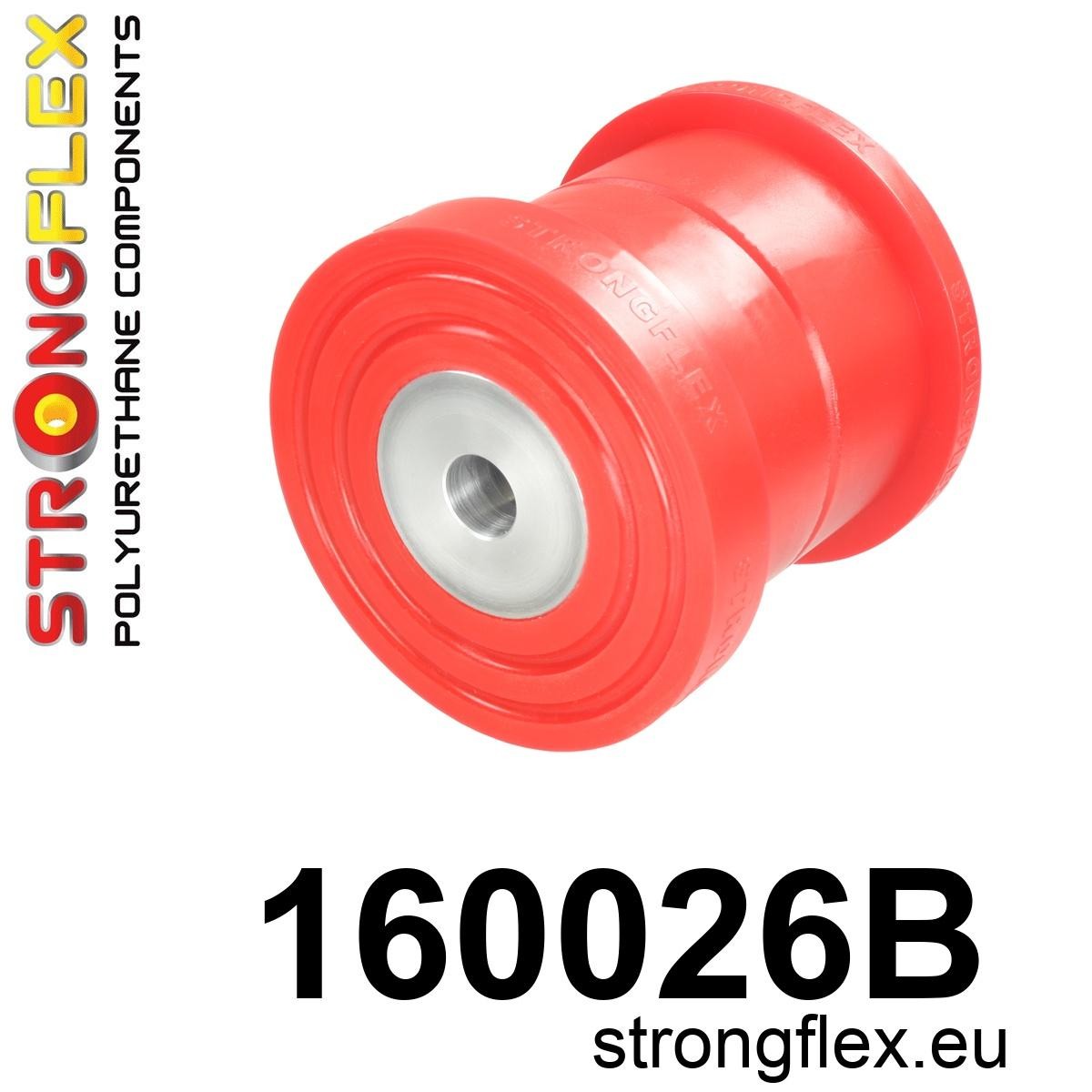 160026B: Strongflex Přední silentblok zadního nosníku Red