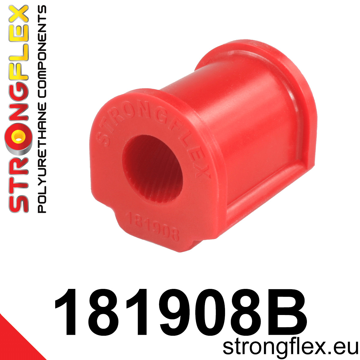 181908B: Strongflex Silentblok zadního stabilizátoru Custom Red