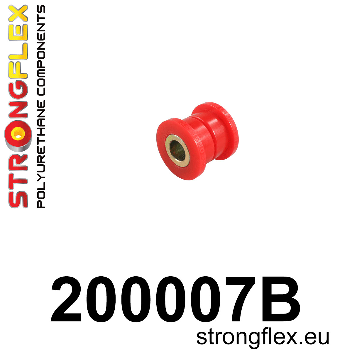 200007B: Strongflex Uložení zadní Panhardovy tyče ke karosérii Red