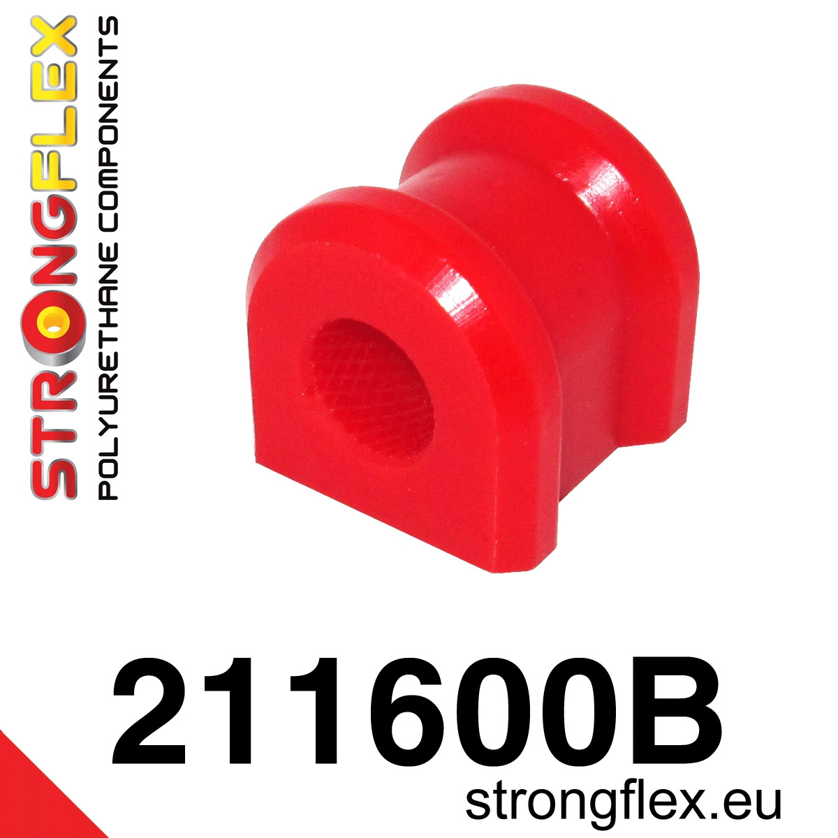 211600B: Strongflex Silentblok zadního stabilizátoru 22mm Red