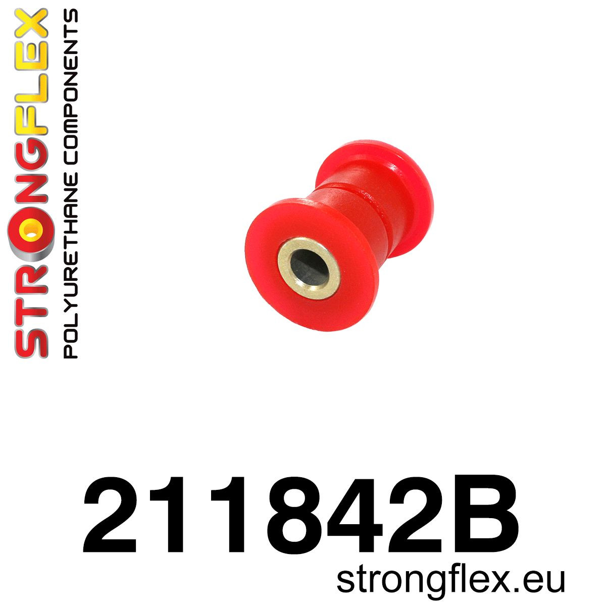 211842B: Strongflex Silentblok uložení řízení Red