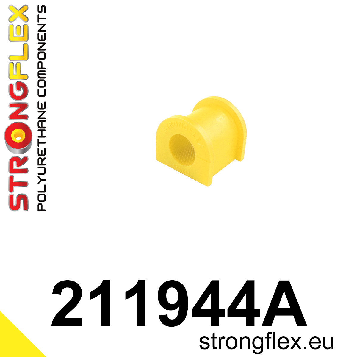 211944A: Strongflex Silentblok předního stabilizátoru varianta SPORT 16mm Yellow