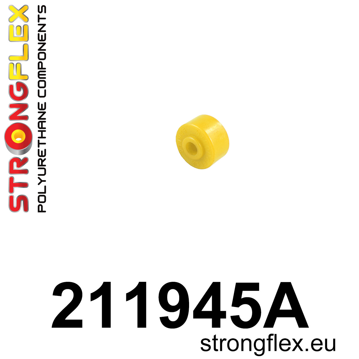 211945A: Strongflex Silentblok tyčky stabilizátoru, přední a zadní varianta SPORT Yellow