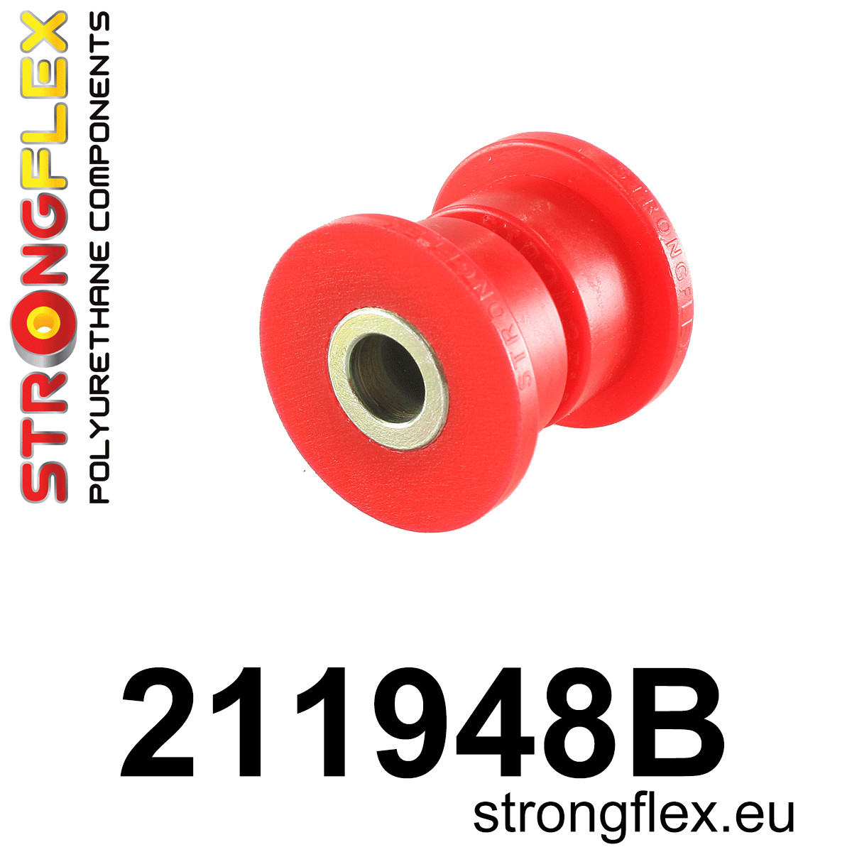 211948B: Strongflex Silentblok zadního Panhardovy tyče ke karosérii Red