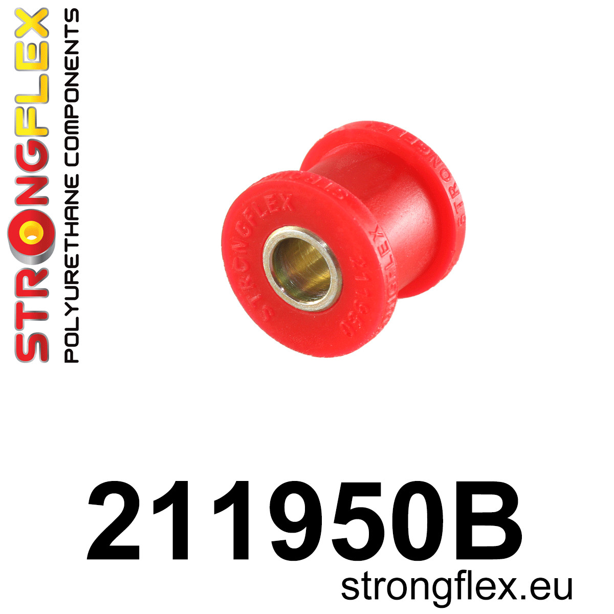 211950B: Strongflex Silentblok tyčky zadního stabilizátoru Red