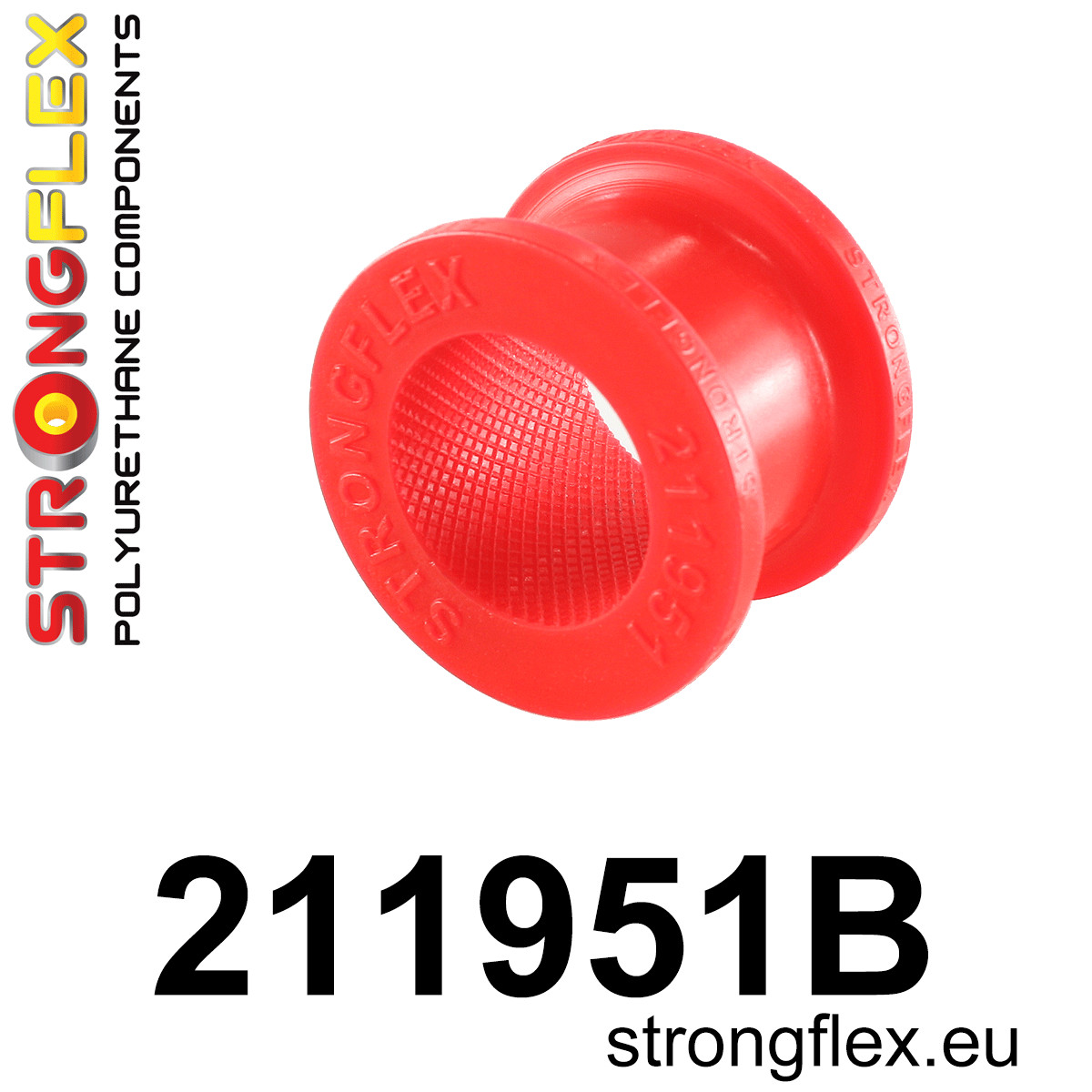 211951B: Strongflex Silentblok řízení Red