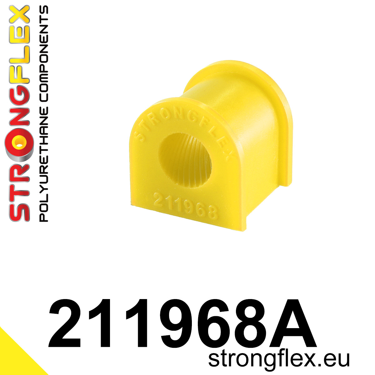 211968A: Strongflex Silentblok zadního stabilizátoru varianta SPORT 17mm Yellow