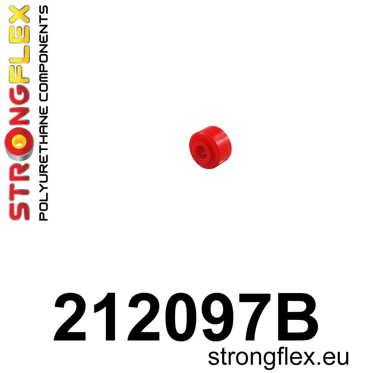 212097B: Strongflex Silentblok tyčky zadního stabilizátoru Red