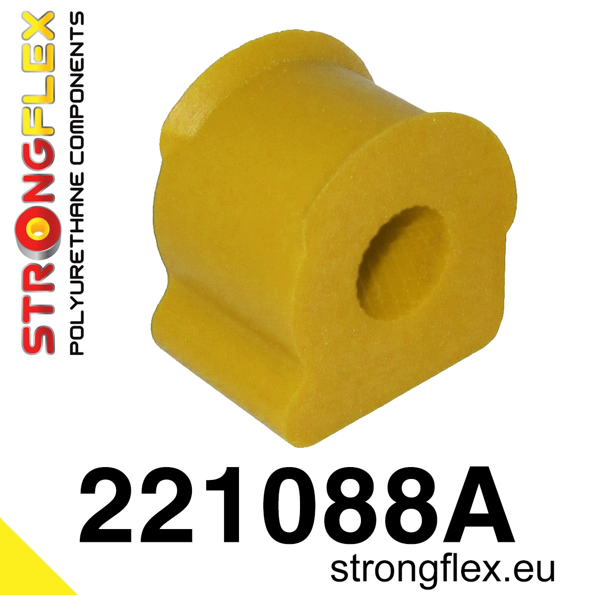 221088A: Strongflex Silentblok předního stabilizátoru varianta SPORT 25mm Yellow