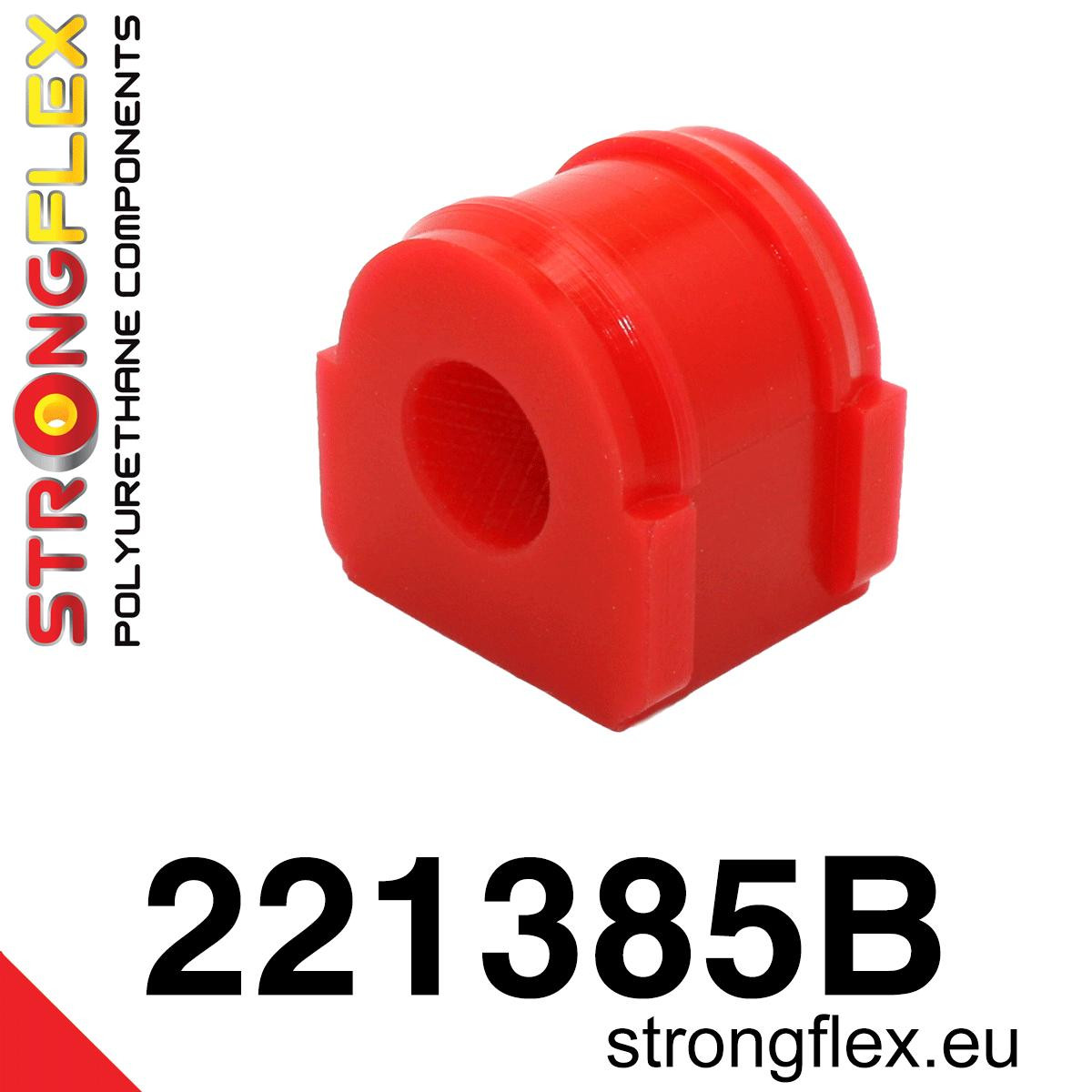 221385B: Strongflex Silentblok předního stabilizátoru - vnější 15mm Red