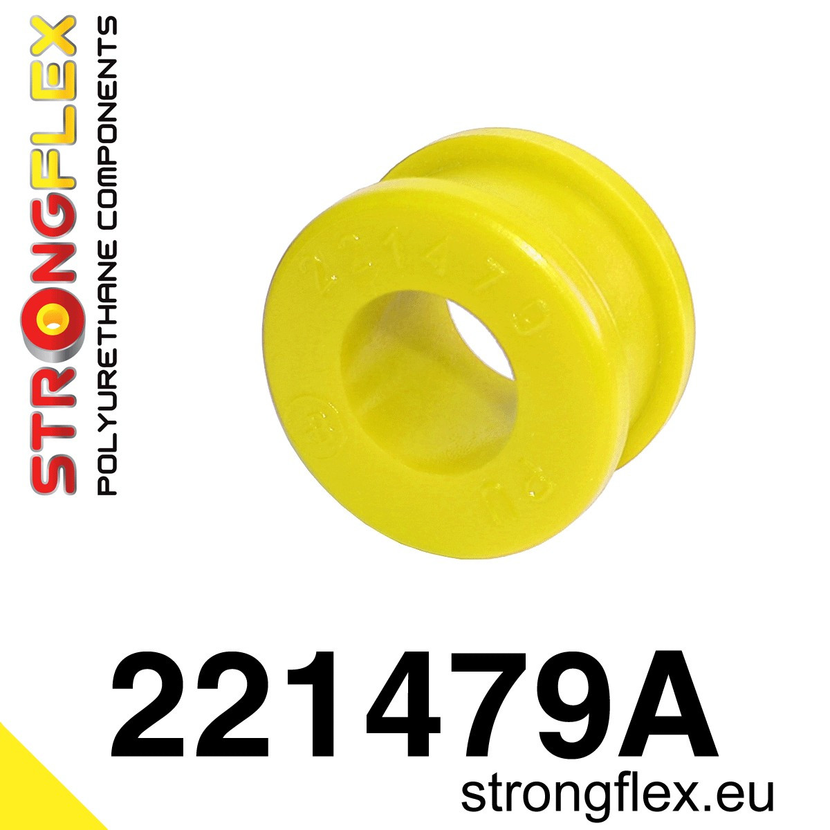 221479A: Strongflex Silentblok očka šroubu stabilizátoru varianta SPORT 21mm Yellow