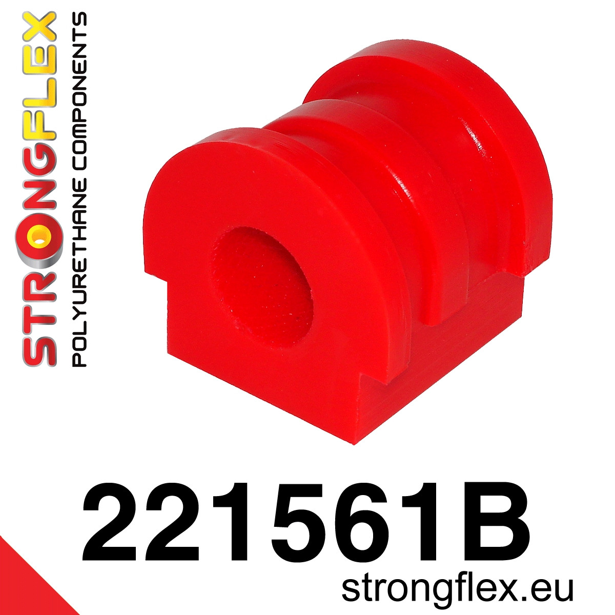 221561B: Strongflex Silentblok předního stabilizátoru Custom Red