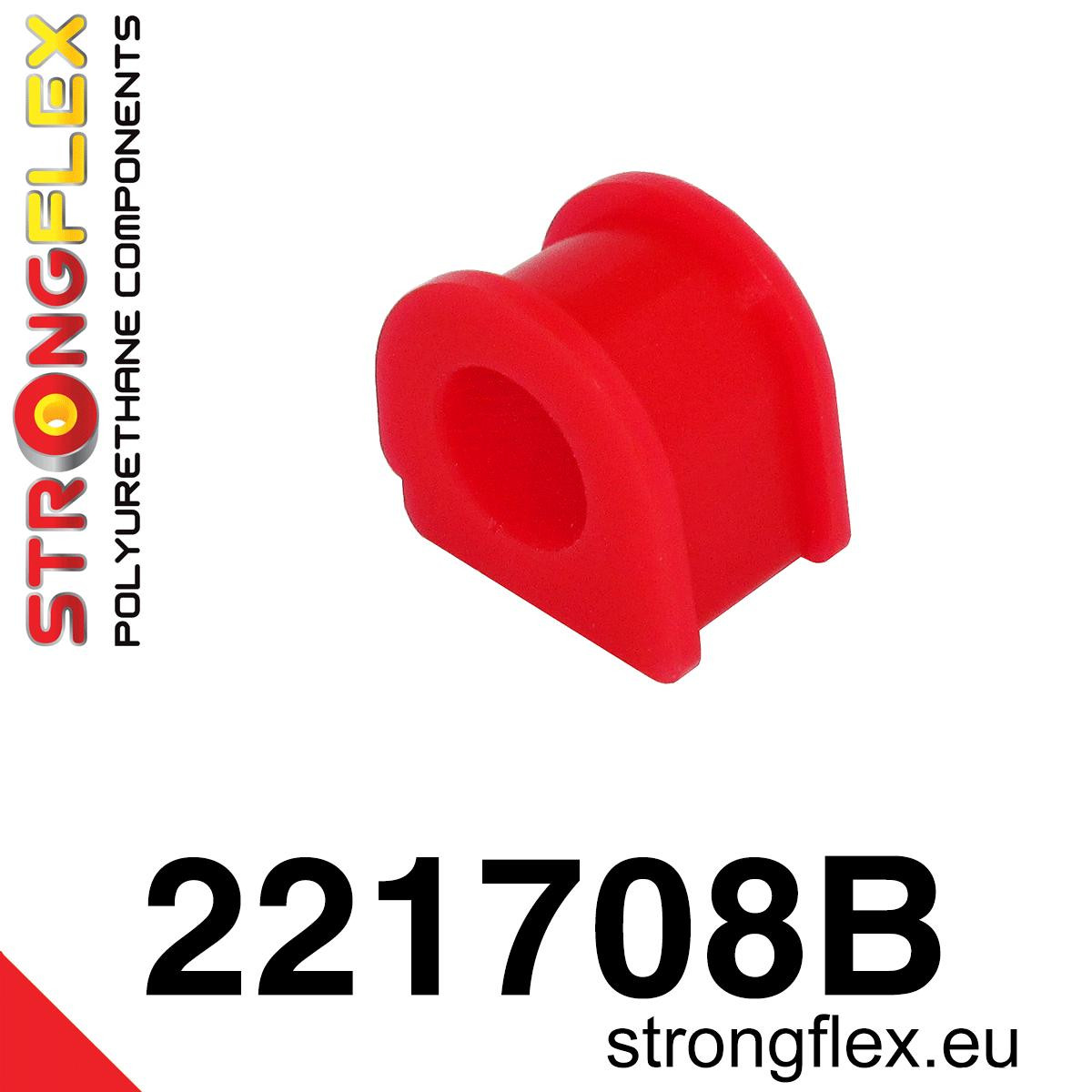 221708B: Strongflex Silentblok zadního stabilizátoru - vnitřní 18,5mm Red