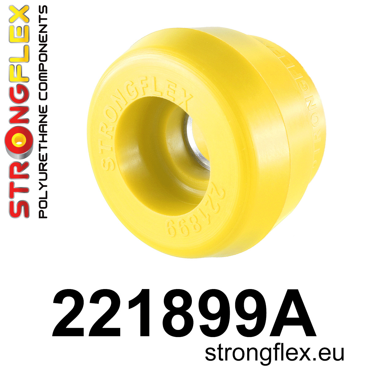 221899A: Strongflex Silentblok horního uložení předního tlumiče varianta SPORT Yellow