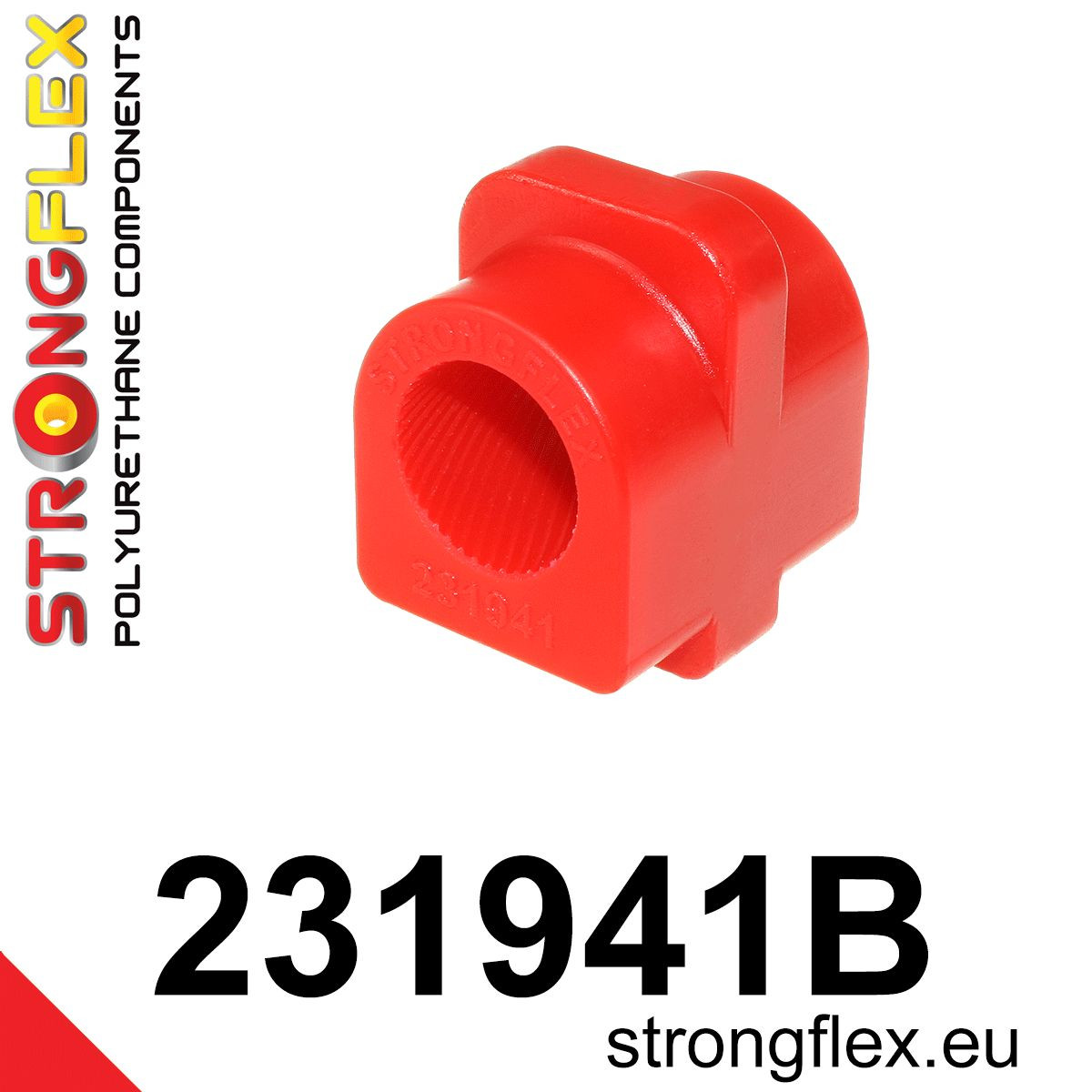 231941B: Strongflex Silentblok předního stabilizátoru Custom Red