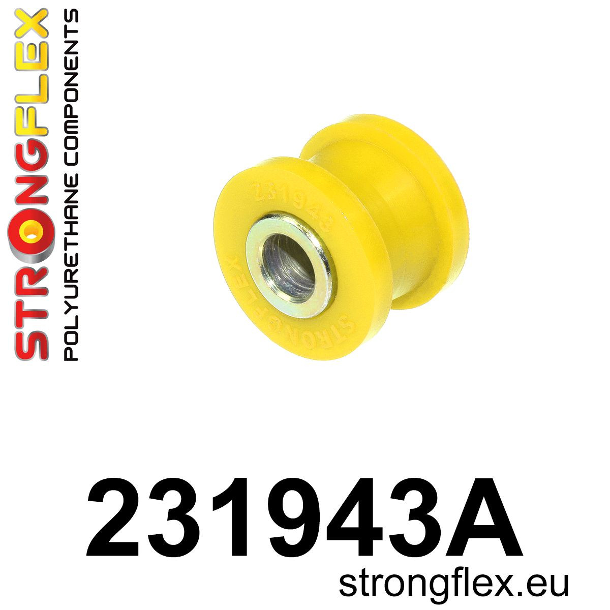 231943A: Strongflex Silentblok tyčky předního stabilizátoru varianta SPORT Yellow