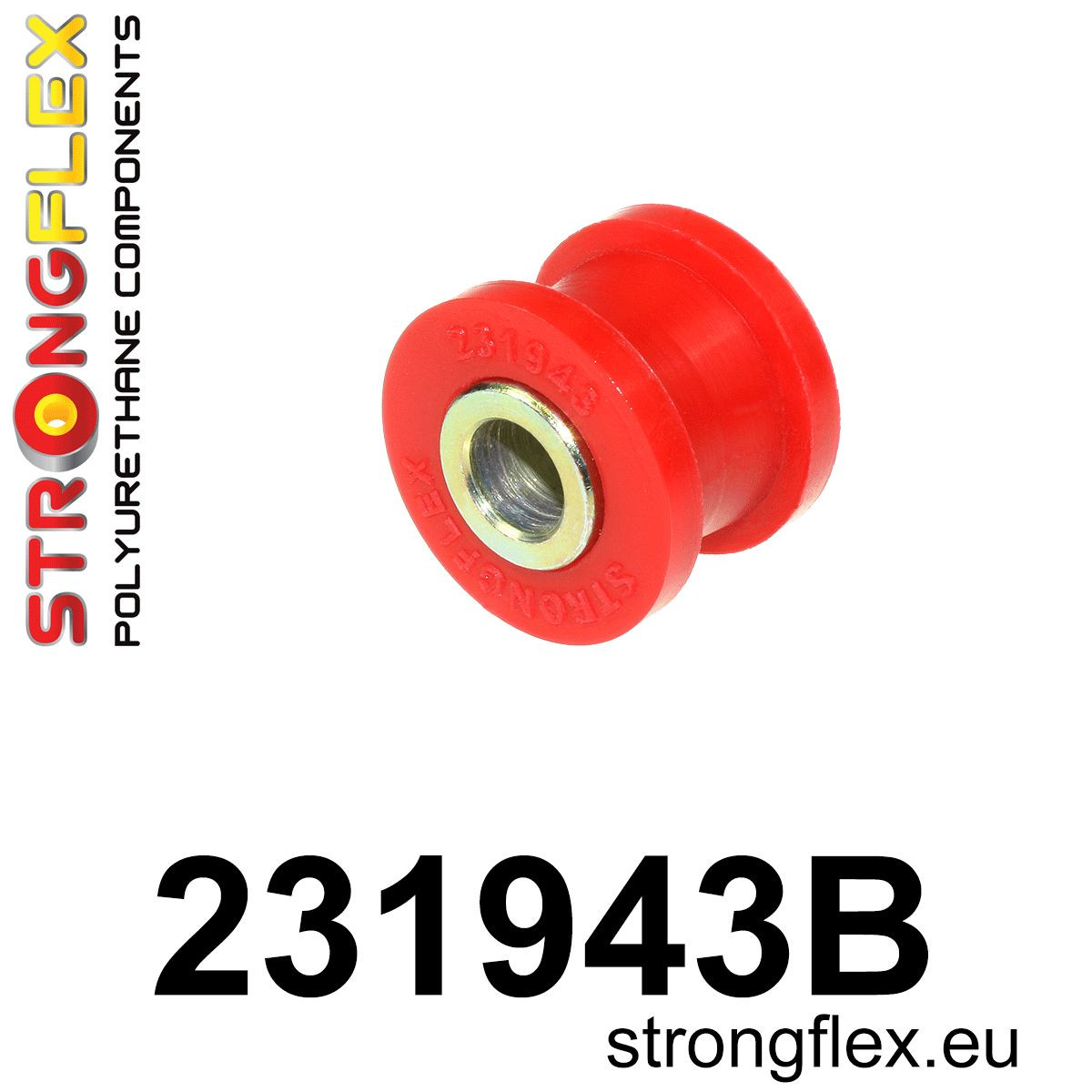 231943B: Strongflex Silentblok tyčky předního stabilizátoru Red