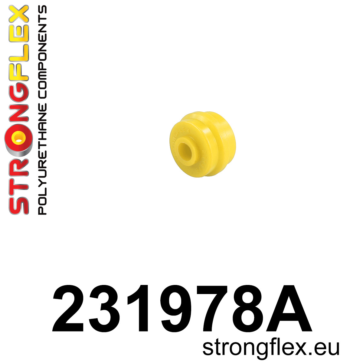 231978A: Strongflex Silentblok tyčky předního stabilizátoru varianta SPORT Yellow