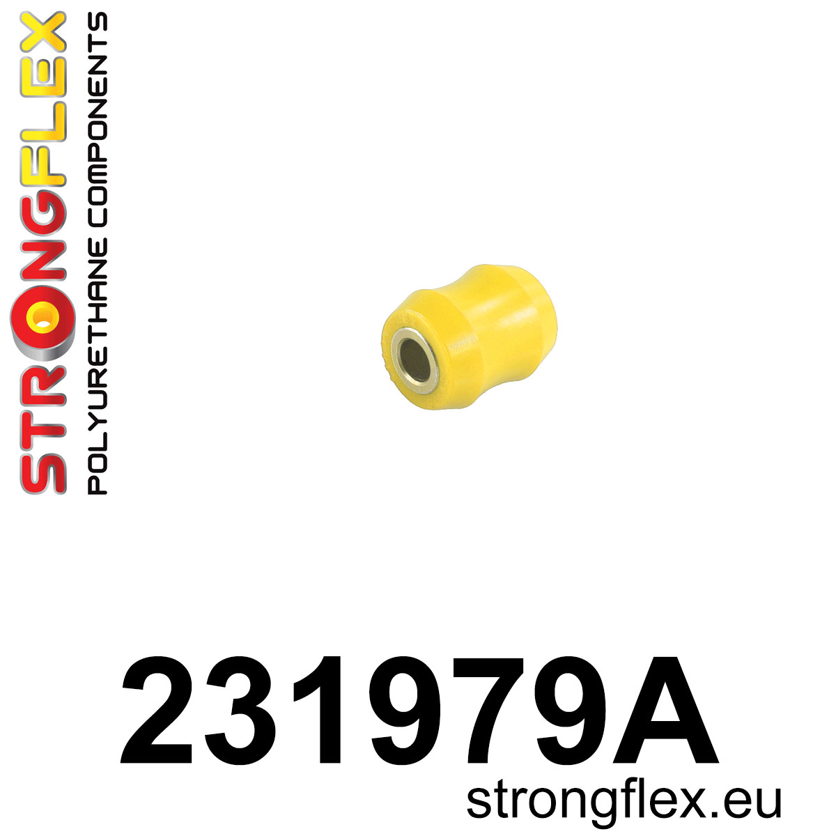 231979A: Strongflex Silentblok tyčky předního stabilizátoru varianta SPORT Yellow