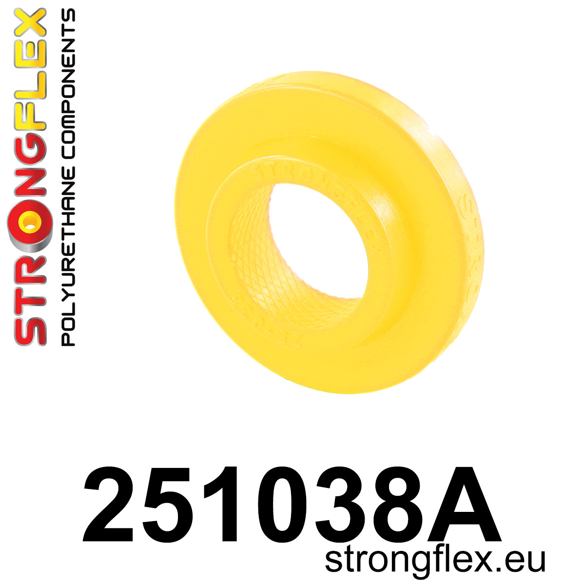 251038A: Strongflex Horní silentblok předního nosníku varianta SPORT Yellow
