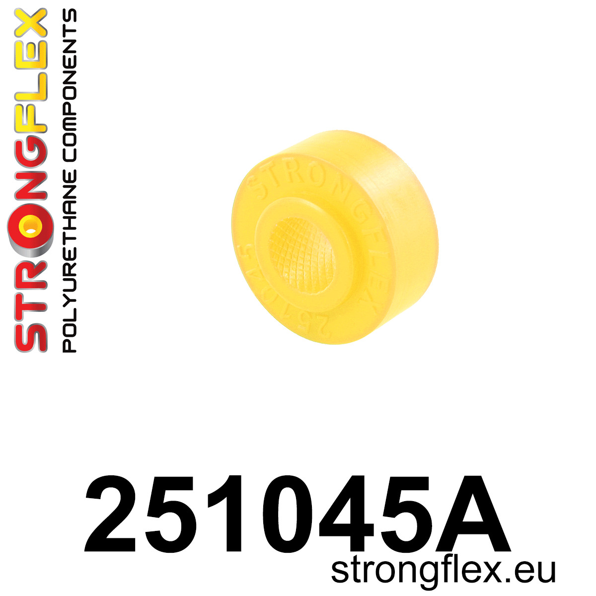 251045A: Strongflex Silentblok spoje předního tlumiče s karoserií varianta SPORT Yellow